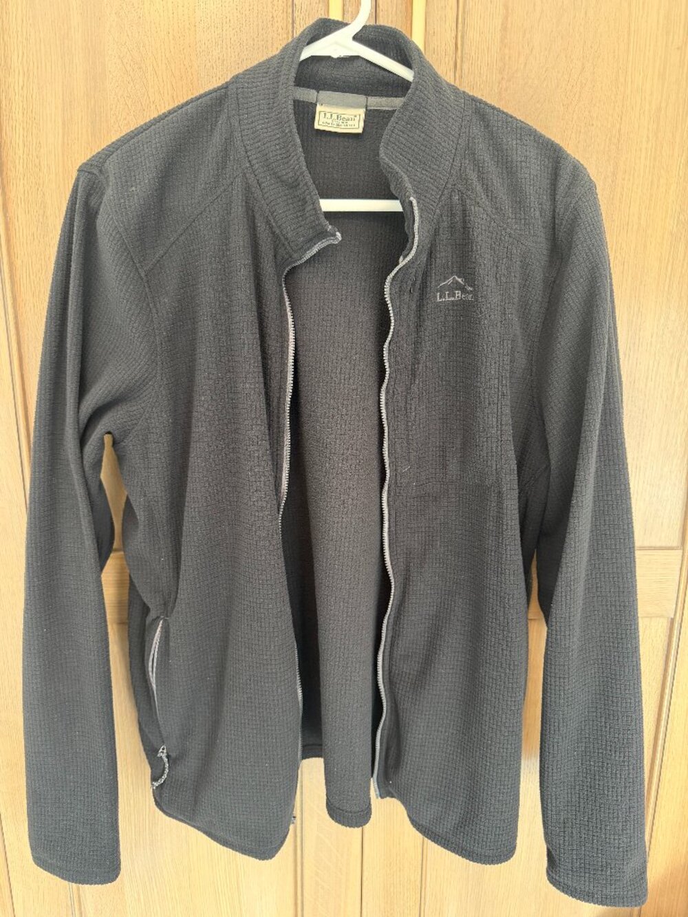 LL Bean Micro Grid fleece jacket